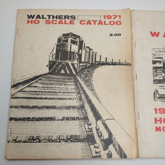 2 Walthers HO Catalogs 1969 and 1971 Model Railroad Reference Books Vintage - Picture 3 of 9